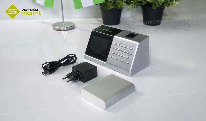 Máy chấm công vân tay ZKTeco D2 VietnamSmart phân phối máy chấm công để bàn ZKTeco D2 chính hãng