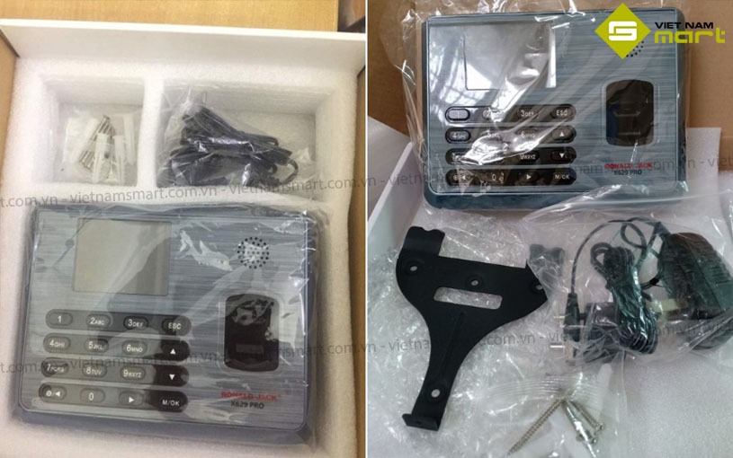 Mở hộp máy chấm công Ronald Jack X629 Pro