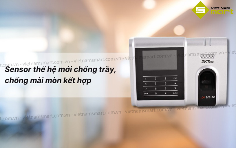 Máy chấm công vân tay Ronald Jack X628TC Model X628TC ứng dụng Sensor chống trầy