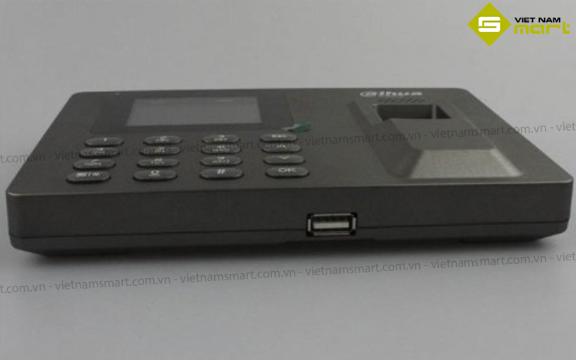 Máy chấm công vân tay Dahua ASA1222E Thiết kế Dahua ASA1222E mỏng nhẹ