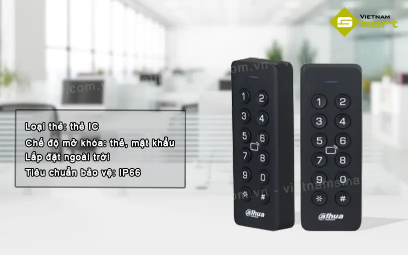 Tính năng của Đầu đọc thẻ Mifare Dahua ASR2101H