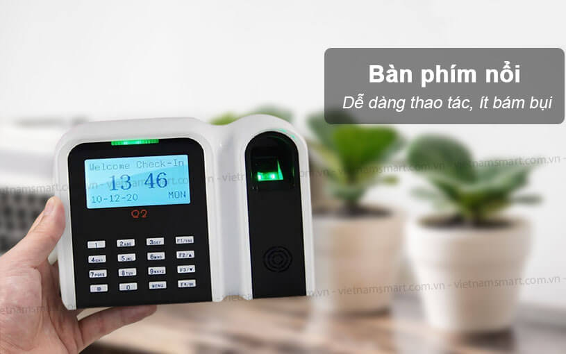 Máy chấm công vân tay Granding Q2 Các tính năng nổi bật của máy chấm công Granding Q2