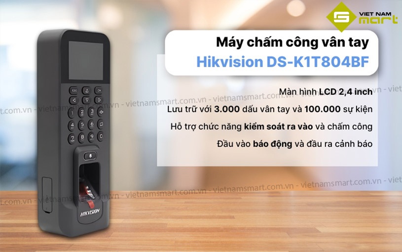 HIK DS-K1T804BF trang bị nhiều tính năng nổi bật
