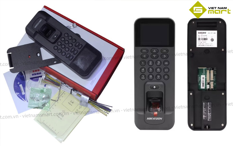 Trọn bộ máy chấm công vân tay Hikvision DS-K1T804BF
