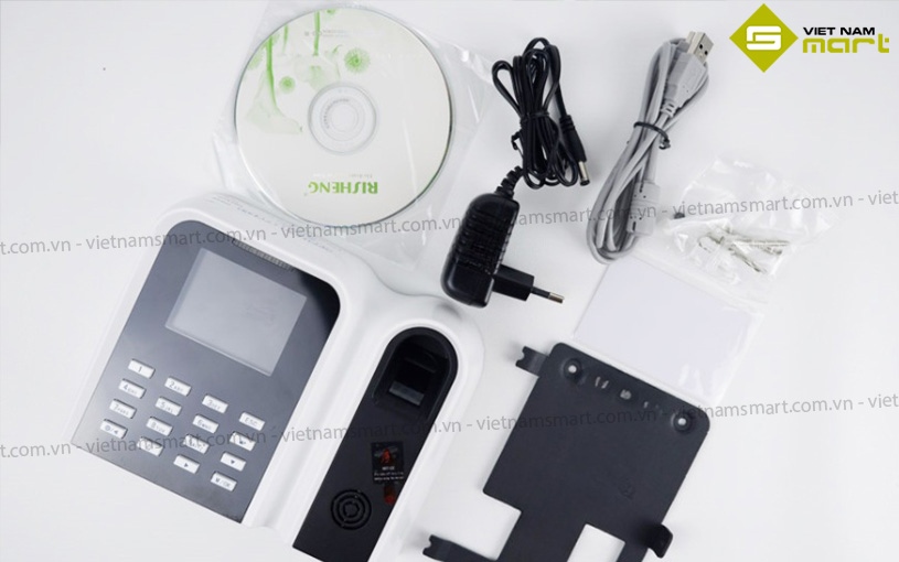 Máy chấm công vân tay GiGaTa T9 Trọn bộ máy chấm công dấu vân tay T9