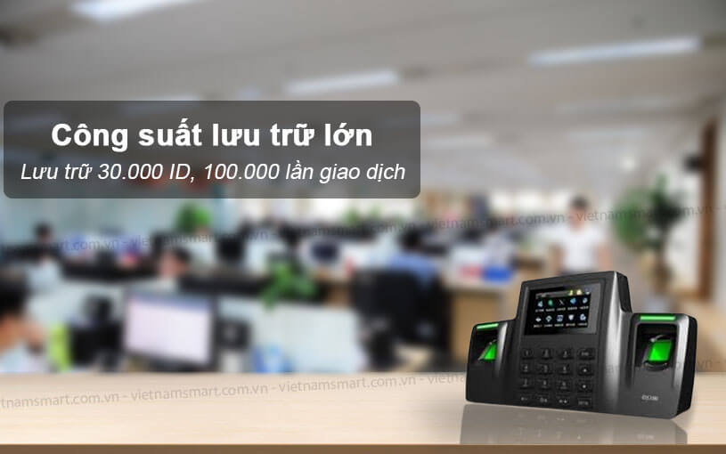 Vigilance DS100 lưu trữ 100.000 lần giao dịch