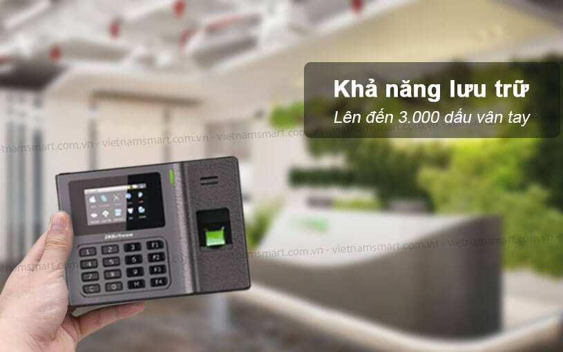 Vigilance H5 lưu trữ tới 3.000 vân tay