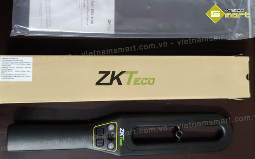 Máy dò kim loại cầm tay ZKTeco ZK-D160 chính hãng được nhập khẩu trực tiếp bởi VietnamSmart