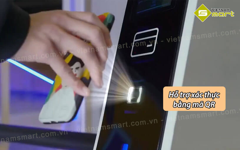 Cổng dò kim loại tích hợp cổng xoay an ninh ZKTeco ZK-MD6000 Cửa từ dò kim loại ZK-MD6000 đa phương thức xác thực