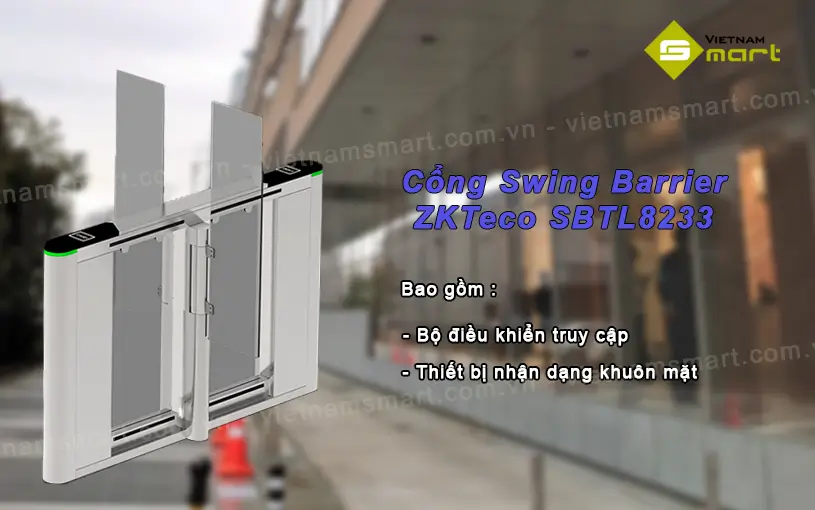 Cổng swing barrier ZKTeco SBTL8233