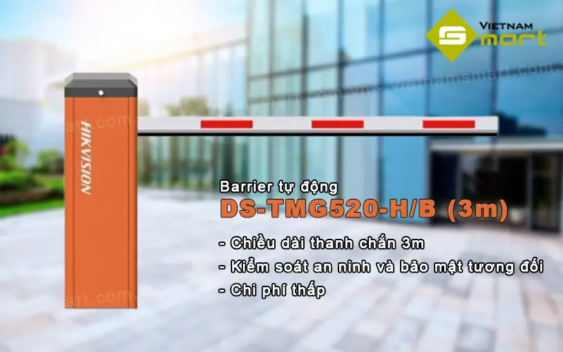 Đặc điểm nổi bật của Barrier Tự Động Hikvision DS-TMG520-H/B 3m 