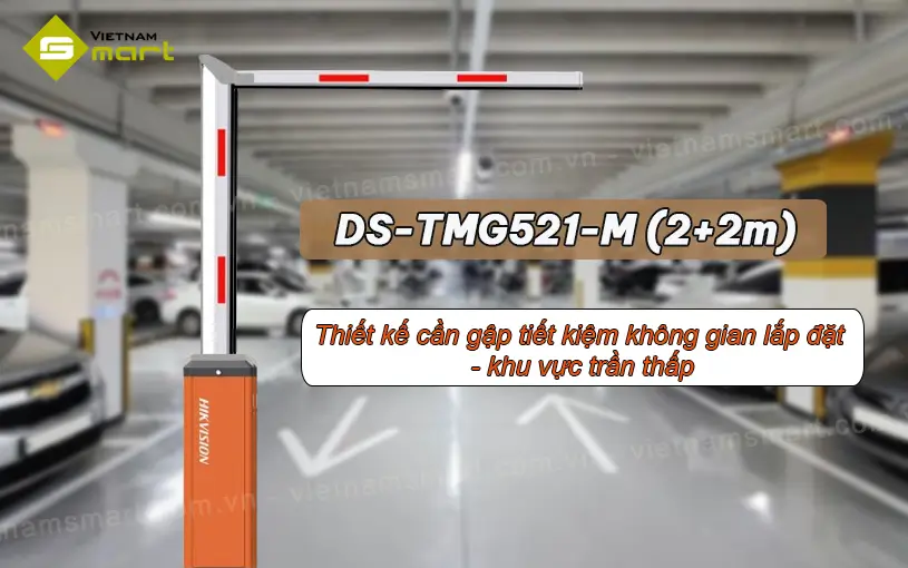 Barrier cần gập Hikvision DS-TMG521-M (2+2m) cổng barrier tự động DS-TMG521-M (2+2m)