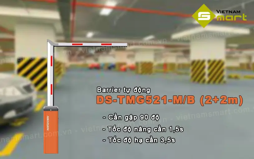 Giới thiệu về Barrier Tự Động Hikvision DS-TMG521-M/B (2+2m)