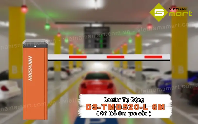 Giới thiệu về Barrier Tự Động Hikvision DS-TMG520-L 6m Telescopic Pole