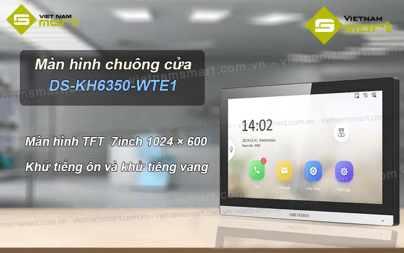 Giới thiệu về màn hình chuông cửa DS-KH6350-WTE1