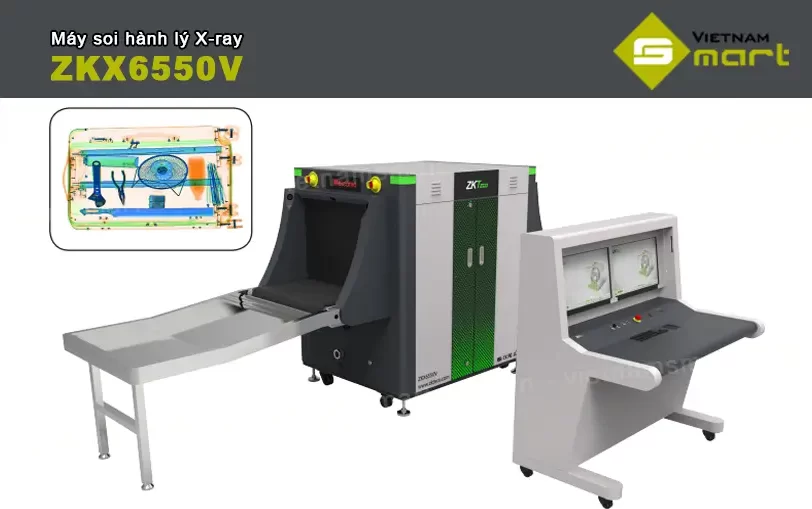 giới thiệu về máy soi hành lý X-ray ZKX6550V