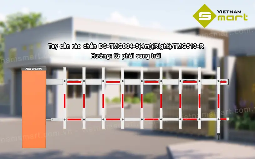 Giới thiệu về Tay cần rào chắn Barrier DS-TMG004-5(4m) (Right)/TMG513-R