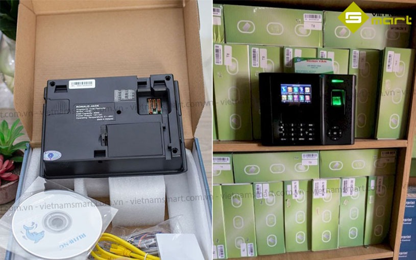 Một số hình ảnh khác của máy chấm công RJ X958C