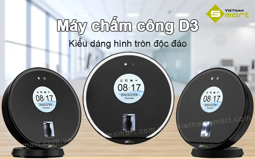 Máy chấm công khuôn mặt ZKTeco D3