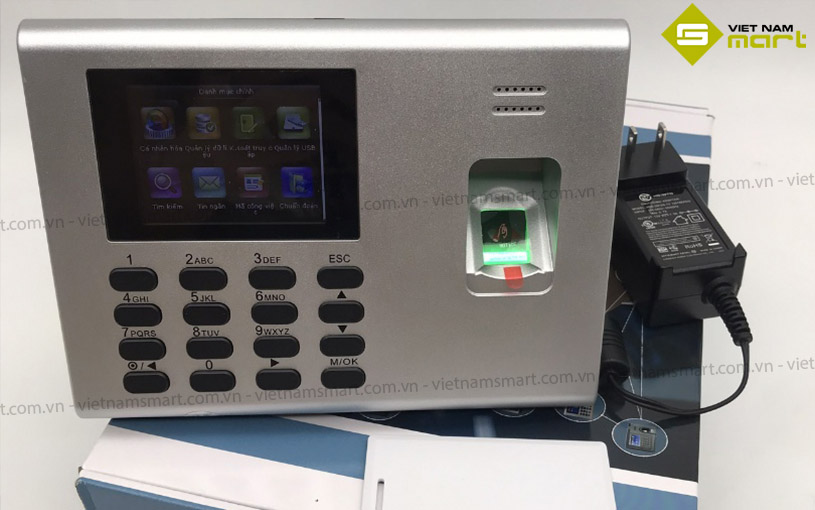 Mở hộp máy chấm công vân tay Ronald Jack RJ1200