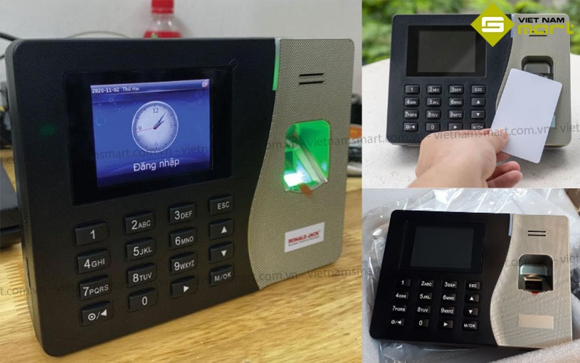Máy chấm công vân tay Ronald Jack P5 Một số hình ảnh chi tiết của máy chấm công Ronald Jack P5