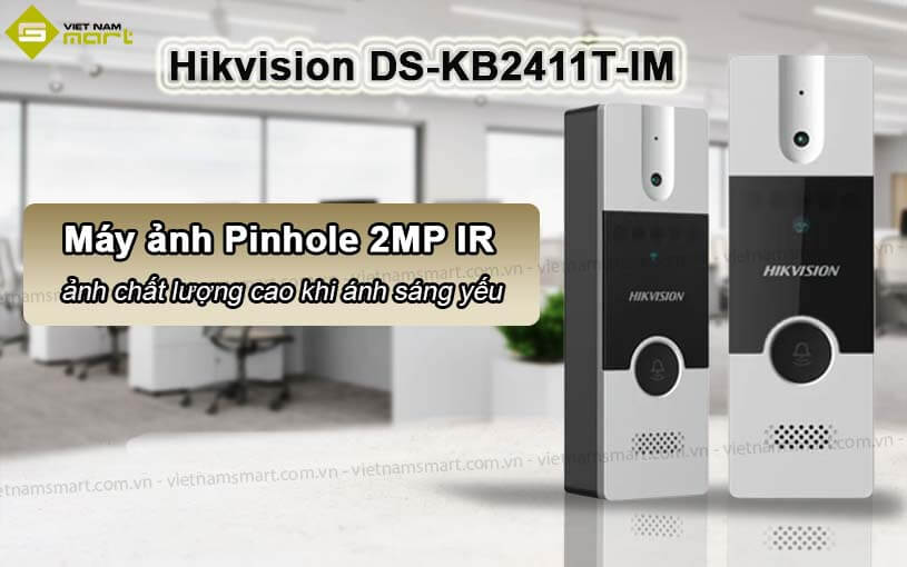 Nút ấn Camera chuông cửa Hikvision DS-KB2411T-IM