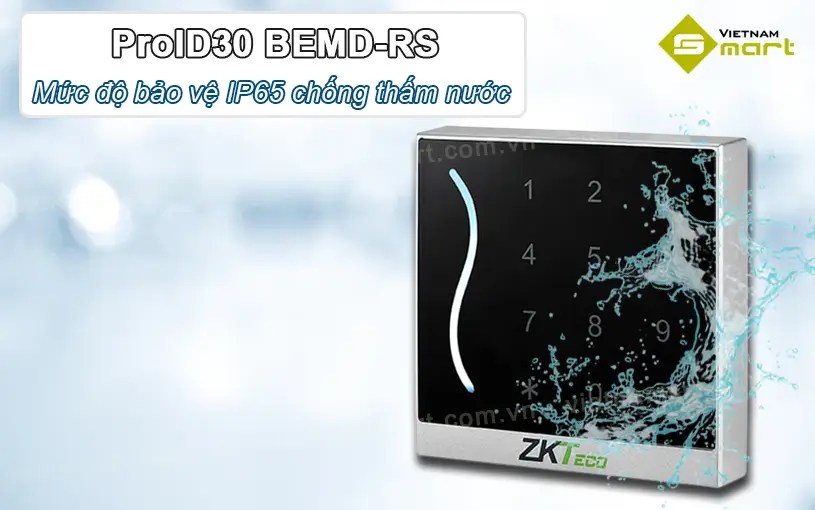 Đầu đọc thẻ ZKTeco ProID30 BEMD-RS chống thấm nước