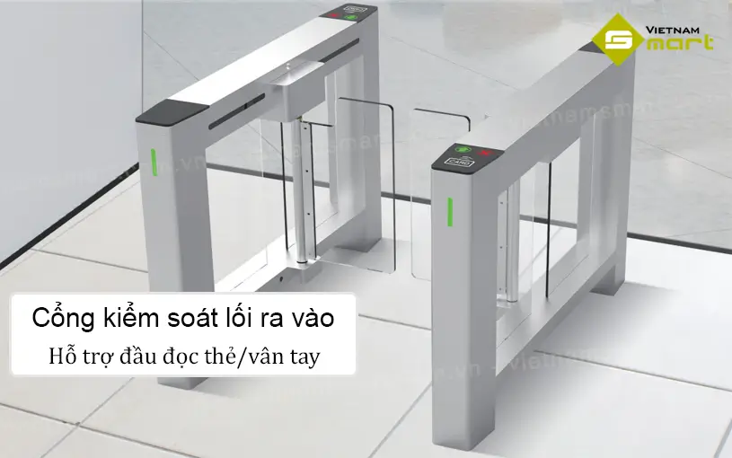 Cổng swing barrier ZKP-UDVN 18 kiểm soát lối vào ra