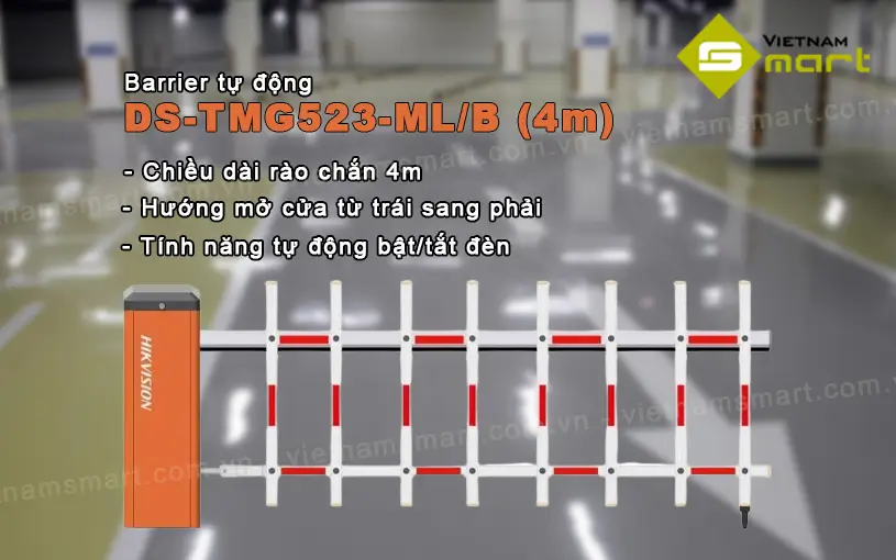 Tính năng nổi bật của Barrier Tự Động Hikvision DS-TMG523-ML/B (4m)