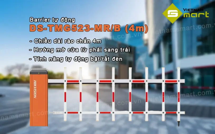 Tính năng nổi bật của Barrier Tự Động Hikvision DS-TMG523-MR/B (4m)