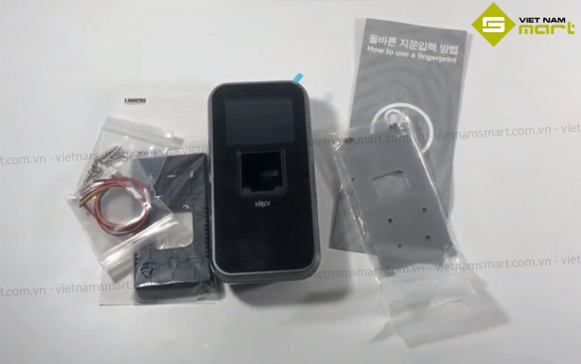Máy chấm công vân tay Virdi AC-5000 IK RF Trọn bộ máy chấm công Virdi AC-5000 IK RF