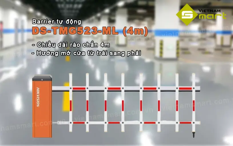 Ưu điểm chính của Barrier Tự Động Hikvision DS-TMG523-ML (4m)
