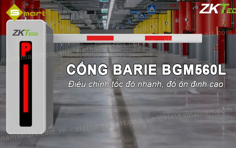 Barrier tự động ZKTeco BGM560L Giới thiệu về barrier tự động ZKTeco BGM560L