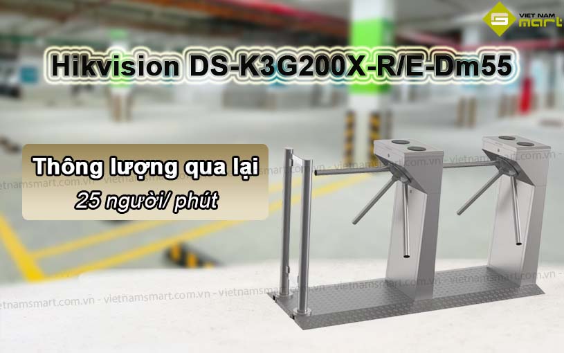 Cổng Xoay 3 Càng Hikvision DS-K3G200X-R/E-Dm55