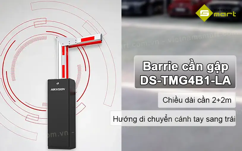Giới thiệu về barrier tự động cần gập Hikvision DS-TMG4B1-LA