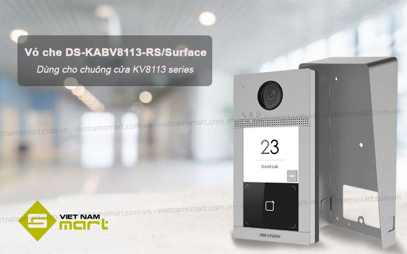 Giới thiệu về Nắp che camera chuông cửa Hikvision DS-KABV8113-RS/Surface