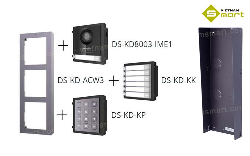 Giới thiệu về nắp che module camera chuông cửa DS-KABD8003-RS3