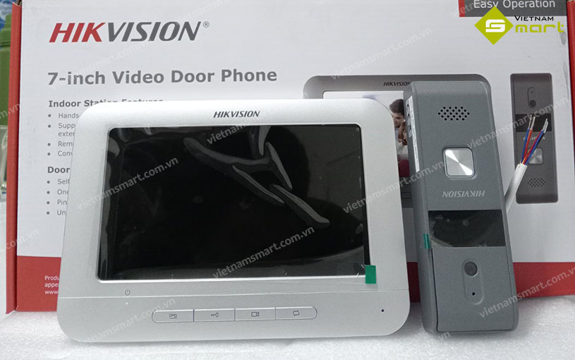 Camera chuông cửa Hikvision DS-KB2421T-IM Module camera chuông cửa DS-KB2421T-IM thường được kết nối cùng màn hình Hikvision