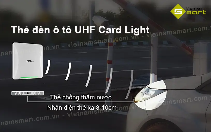 Giới thiệu về thẻ đèn ô tô ZKTeco UHF Card Light