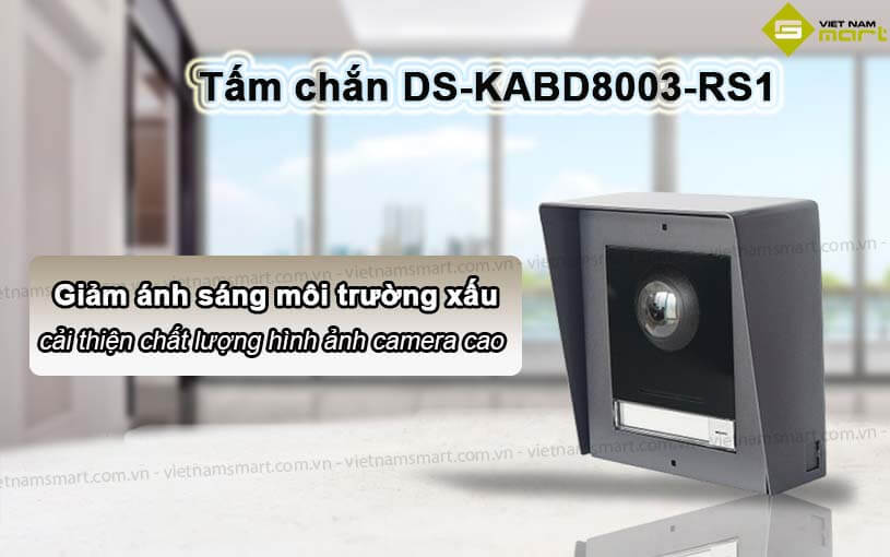 Ưu điểm nổi bật của nắp che module camera chuông cửa DS-KABD8003-RS1