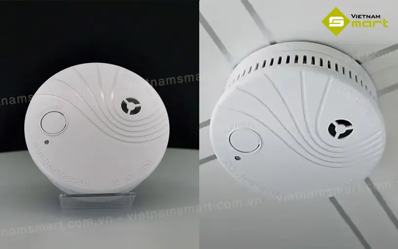 Đầu báo khói không dây Hikvision DS-PDSMK-S-WB