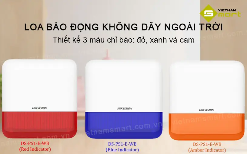 Tìm hiểu về loa báo động không dây Hikvision DS-PS1-E-WB