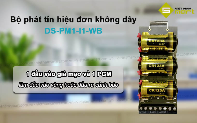 Giới thiệu về Máy phát tín hiệu đơn không dây DS-PM1-I1-WB