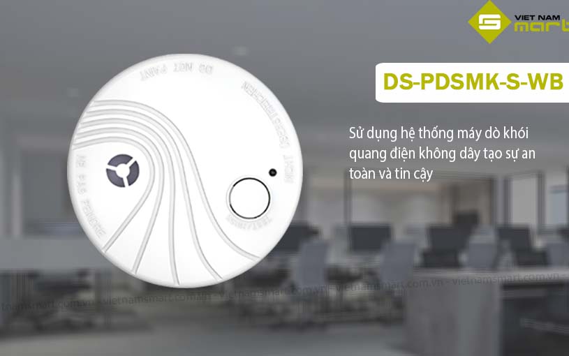 Giới thiệu Đầu báo khói không dây DS-PDSMK-S-WB