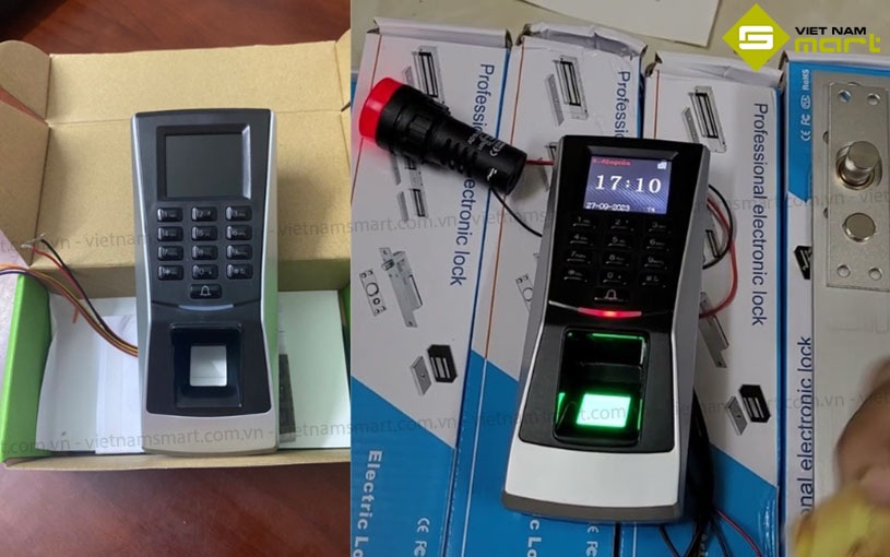 Máy chấm công vân tay Vigatech VK-A301E Một số hình ảnh khác của máy chấm công VK-301E