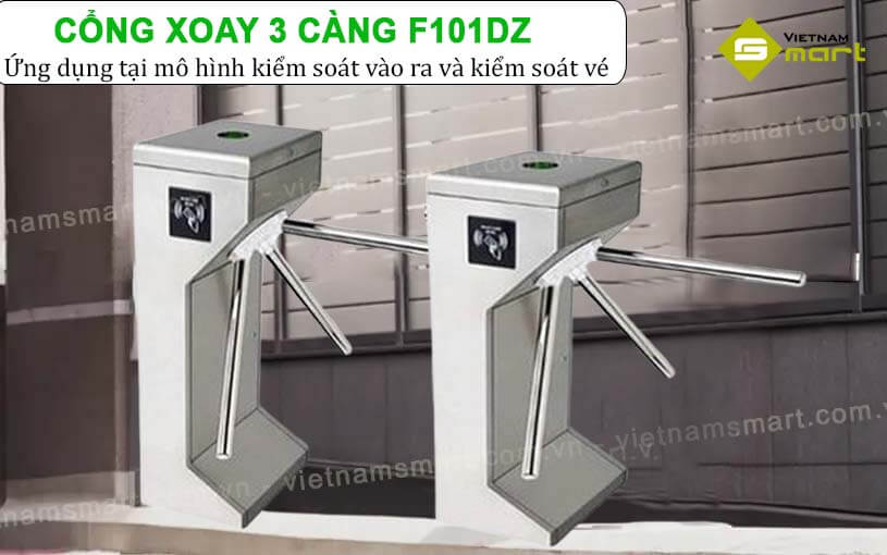 Cổng xoay 3 càng F101DZ Cổng xoay 3 chấu F101DZ kiểm soát an ninh vượt trội
