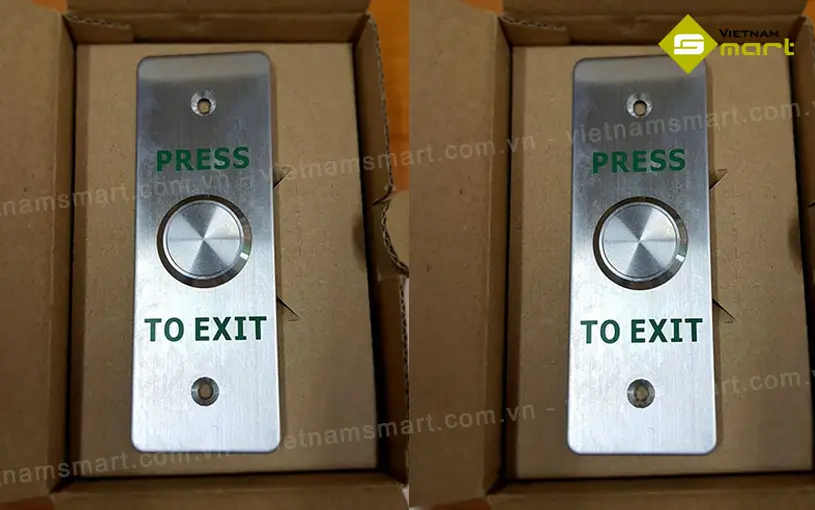 Ảnh thực tế của nút bấm exit khẩn cấp DE-840-S 