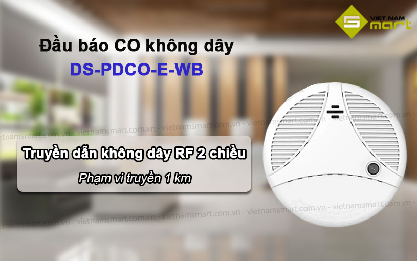 Giới thiệu về Cảm biến Carbon Monoxide Hikvision DS-PDCO-E-WB