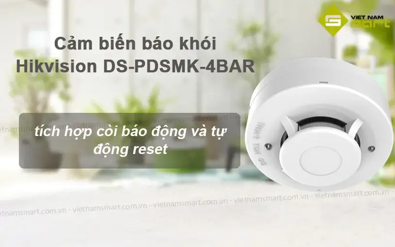 Giới thiệu về cảm biến báo khói Hikvision DS-PDSMK-4BAR