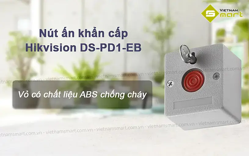 Nút bấm khẩn cấp Hikvision DS-PD1-EB Hikvision DS-PD1-EB